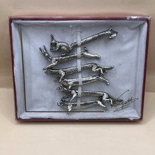 Set Di 6 Poggia Posate Vintage Bugatti  Forma Di Animali