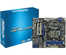 Asrock h61m u3s3 cpu intel - asrock, +