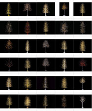 ALBERI DI NATALE LED INTERNO ESTERNO PRONTI IN 2 MINUTI a cavo e pile