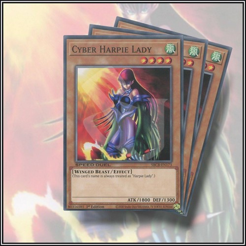 Yugioh cyber harpie - lady, x3