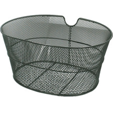 Cestino cicl ovale nero ferro - cicl.,