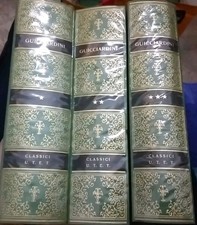 OPERE DI FRANCESCO GUICCIARDINI in 3 Volumi classici italiani UTET 