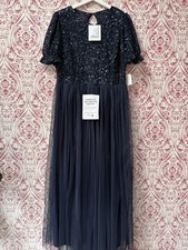Maxi Abito Maya Deluxe Navy