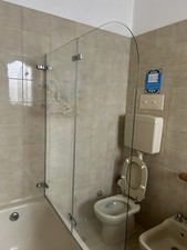 140CM VETRO VASCA DA BAGNO