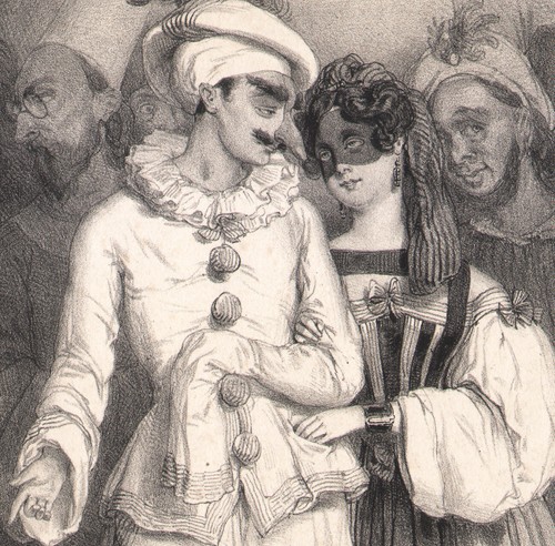 1840 lithographie gavarni - 1840,