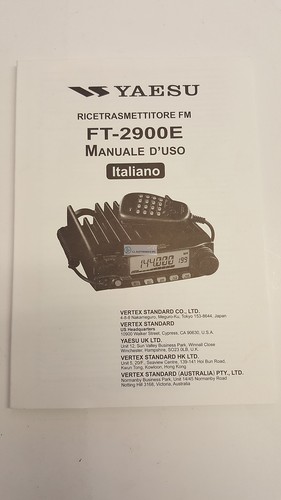 Manuale italiano originale - manuale,