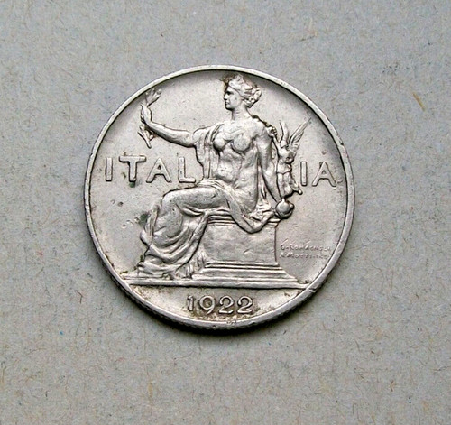 Buono lira 1922 vittorio - lira, 1922,