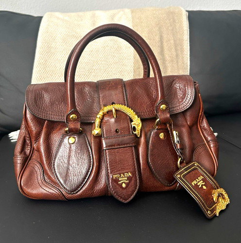 Borsa prada cervo - cervo, animalier