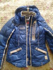 BOGNER EXPEDITION ALASKA JACKET COAT WOMEN'S DOWN SKI HOODED Size 36