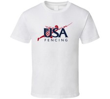 T-shirt americana scherma USA