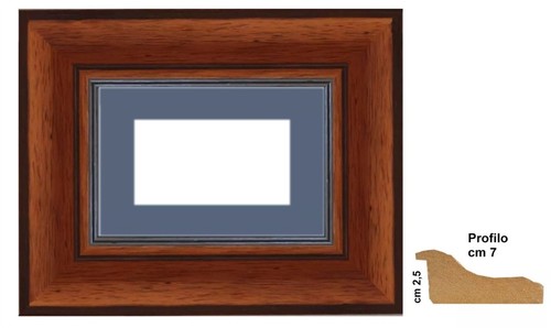 Cornice noce arte povera - noce,