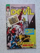 DEVIL CORNO n° 44 CON MEDALCALCIO BUSTINA ANCORA ATTACCATA MAI APERTA ORIGINALE