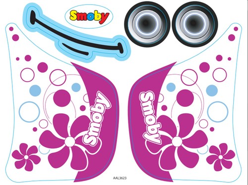 Smoby ricambio adesivo sticker - smoby,