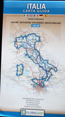 Mappa cartina stradale italia - mappa,