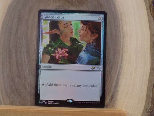 Mtg gilded lotus foil pride - gilded,