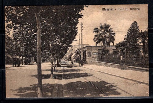 Messina 1911 cartolina - messina,