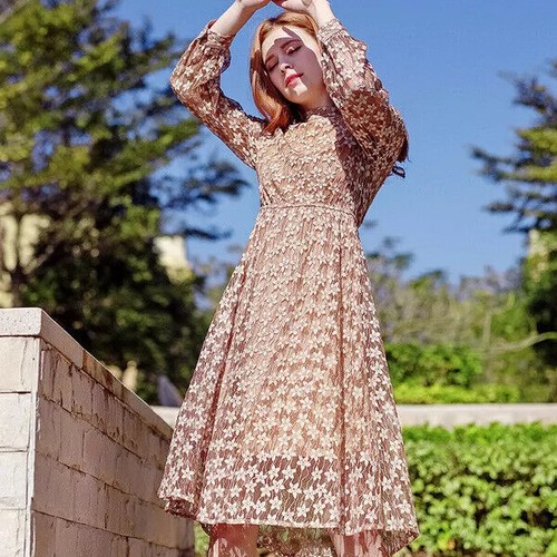 Elegante vestito abito - , lungo