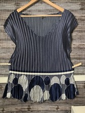 Top plissettato fisarmonica