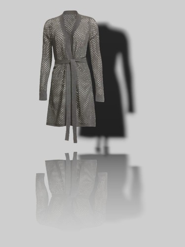 Accappatoio donna grigio