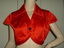 TOP GIACCHINO COPRISPALLE ROSSO LULUMARY TAGLIA 2 LEGGI LE MISURE