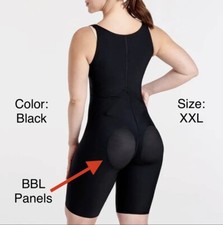 Body Marena Recovery NERO Step 1 BBL schiena alta lunghezza corta 2XL XXL FBCS