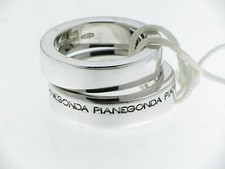 PIANEGONDA anello argento a 2