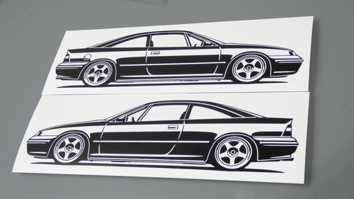 Adesivo opel calibra - opel,