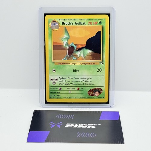 Carta pokemon brock - carta, golbat