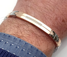 BRACCIALE ZANCAN IN ACCIAIO E