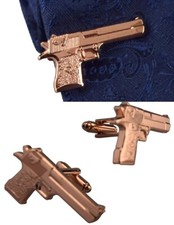 Polsini uomo oro rosa set