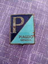 Scudetto Stemma Nasello Originale dell'epoca Piaggio Paccagnini Smaltato x Vespa