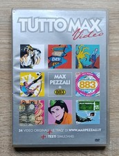 DVD Max Pezzali, 883 Tutto Max Video Warner Music Vision - Leggere Descrizione 