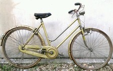STUPENDA BICICLETTA DA DONNA VINTAGE ANNI 70 - MARCA VILLIER VERDE METALLIZZATO