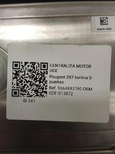 0281013872 centralina motore