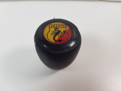 Pomello cambio pelle abarth - pomello,