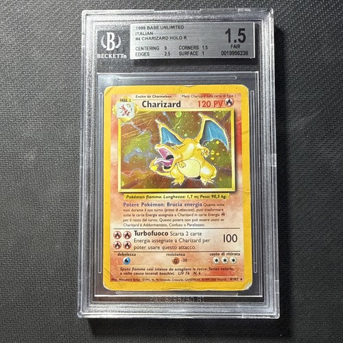 Carta pokemon charizard - carta,