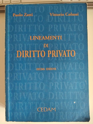 Lineamenti diritto privato - diritto,