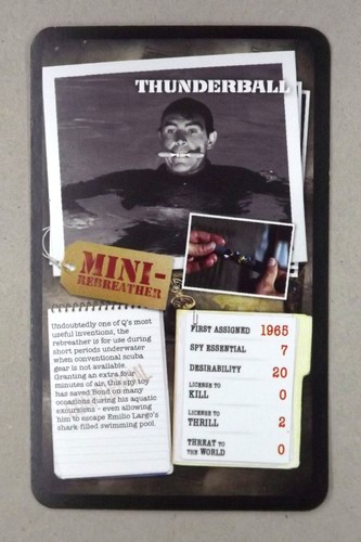 Card james bond 007 gadget - card,