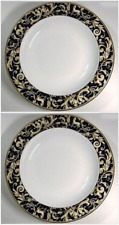 Wedgwood "Cornucopia" Piatto Pasta 11in Due (2) Piatti con Etichetta Stock Aperto