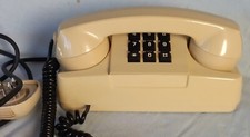 TELEFONO vintage STARLITE GTE A TASTI ANNI 80 PANNA funzionante