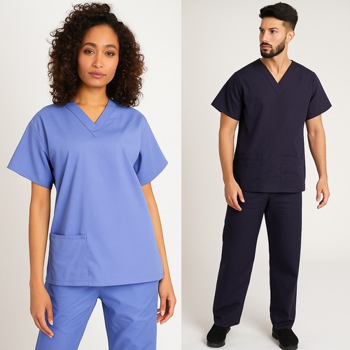 Top tunica scrub reversibile