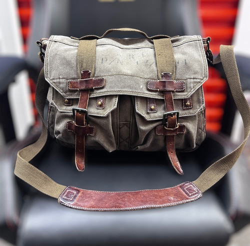Rara borsa messenger militare