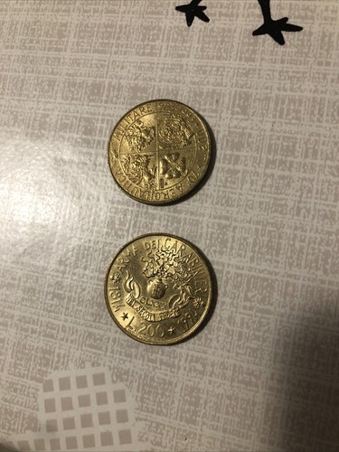Coppia monete commemorative - coppia, di