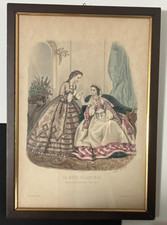 Quadro stampa antica "La mode