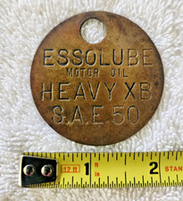 Vintage essolube esso brass - esso,