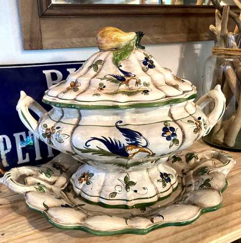 Grande soupière capodimonte - soupière,