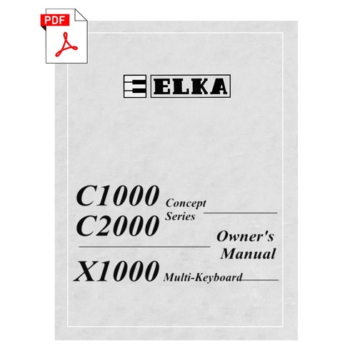 Elka c1000 c2000 x1000 - elka,