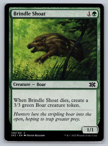 Brindle shoat 139 double - shoat,