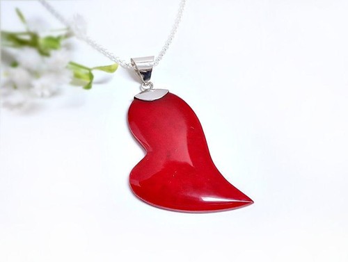 Ciondolo corallo argento 925