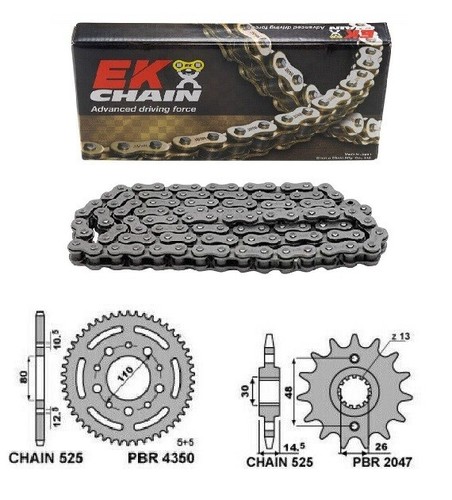 Kit trasmissione honda - trasmissione,